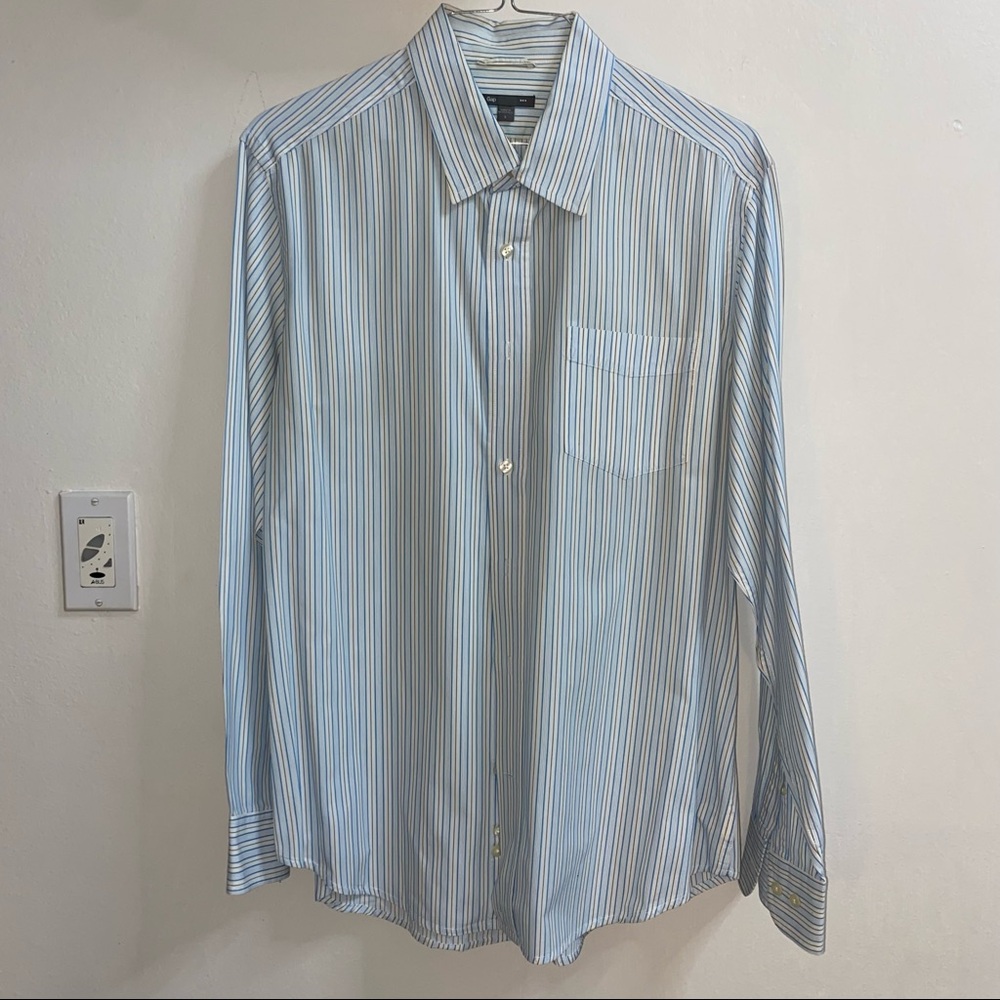 Man Button Down Casual Shirt